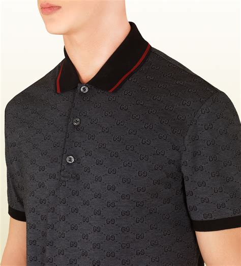 gucci pique polo|gucci polos for men.